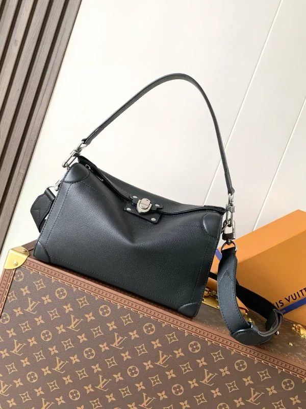 Louis Vuitton Black Leather Soul Trunk East West Bag image 1
