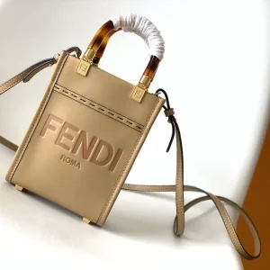 FENDI Mini Sunshine Shopper Top Handle Bag image 1