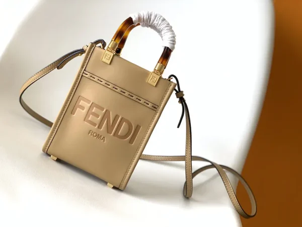 FENDI Mini Sunshine Shopper Top Handle Bag image 1