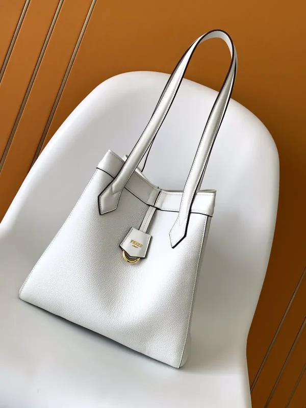 FENDI Origami Medium Leather Tote Bag image 1