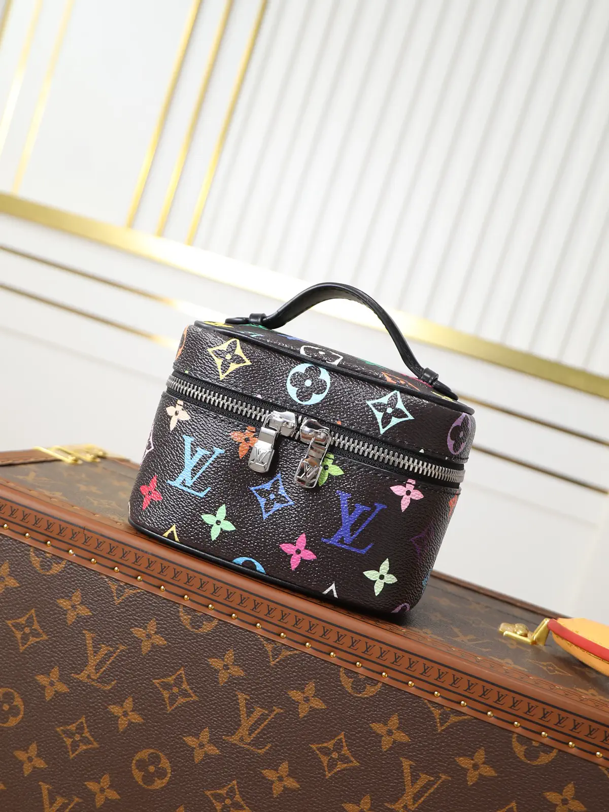 Louis Vuitton Nice Nano Monogram Multicolor Vanity Bag image 1