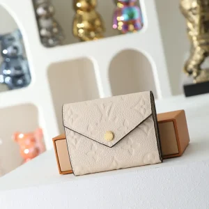 Louis Vuitton Cream Monogram Empreinte Zoe Wallet image 1