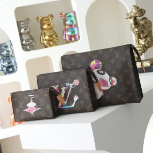 Louis Vuitton x Takashi Murakami Trio Toiletry Bag image 1