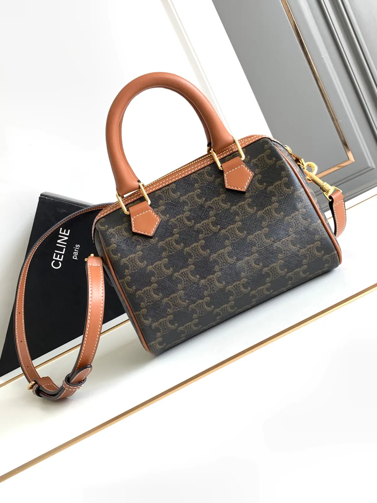 CELINE Monogram Small Boston Bag image 1