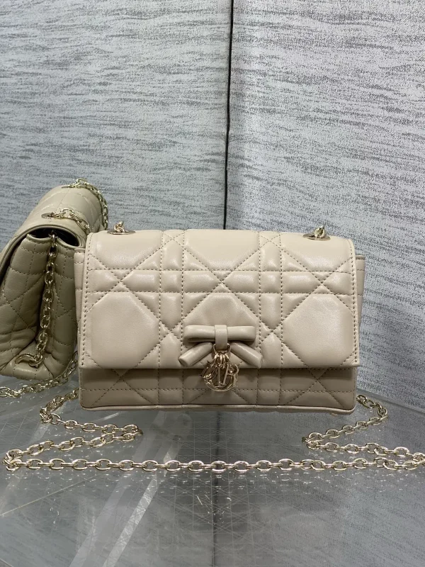 Dior Quilted Bow Chain WOC Bag image 1
