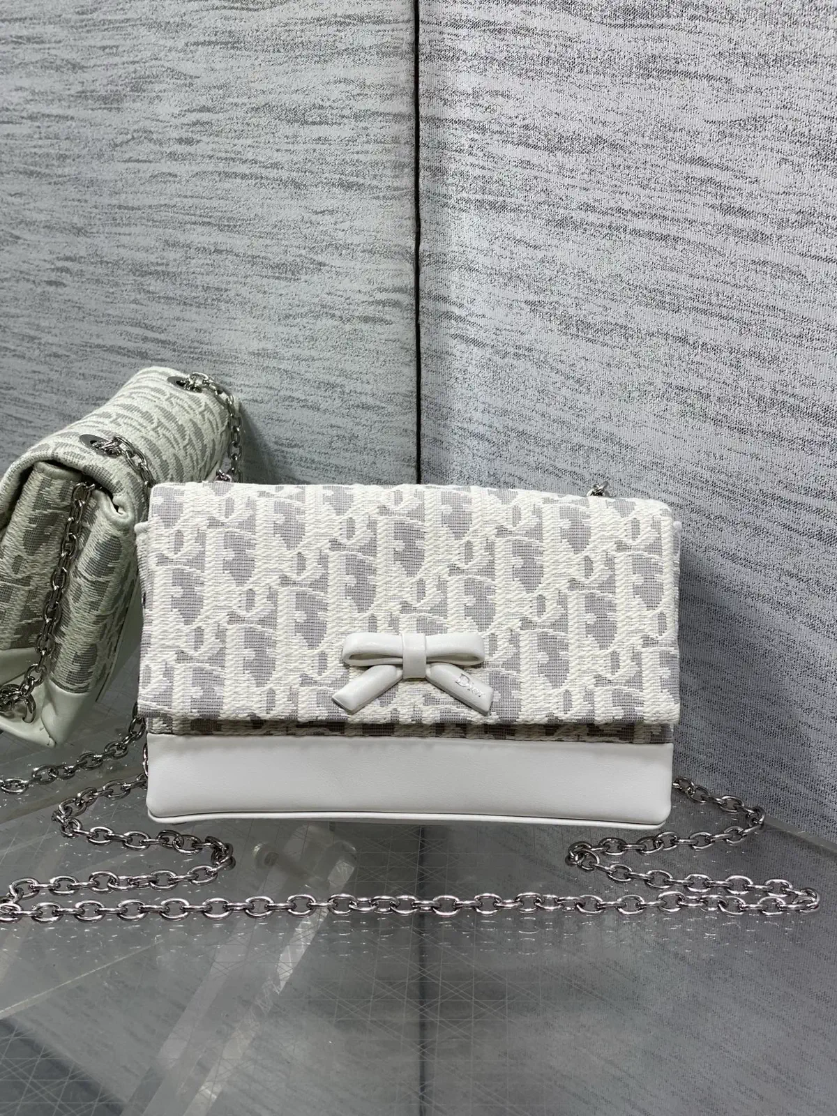 Dior Bow Chain WOC Crossbody Bag image 1