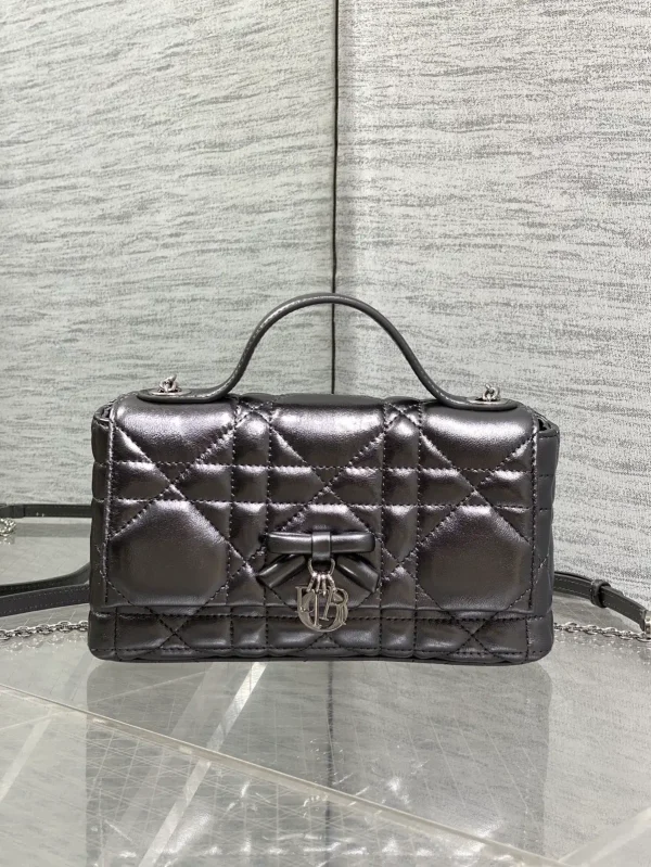 Dior Quilted Bow Chain Top Handle Bag image 1