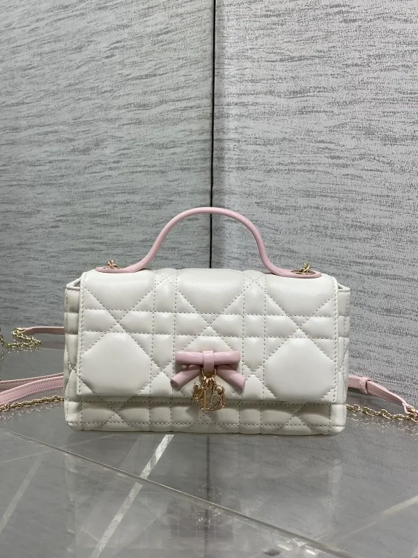 Dior Quilted Bow Chain WOC Bag image 1