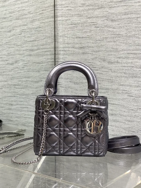 Dior Quilted Bow Mini Top Handle Bag image 1