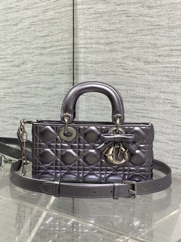 Dior Quilted Bow Detail Top Handle Bag image 1