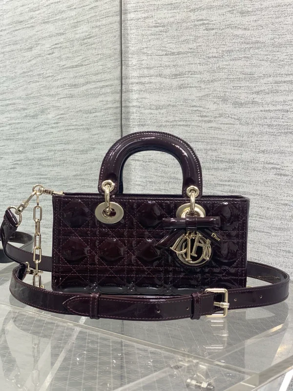 Dior Quilted Top Handle Bag with Bow Detail image 1