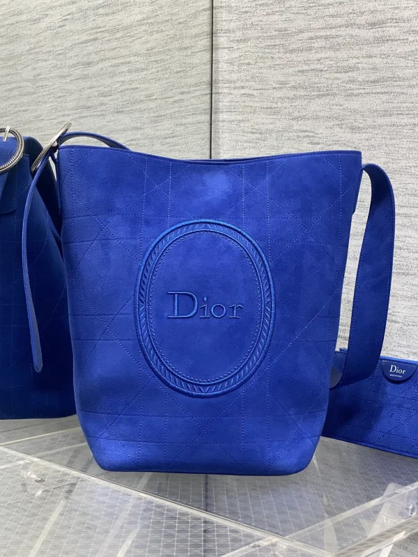 Dior Medaillon Quilted Bucket Bag image 1
