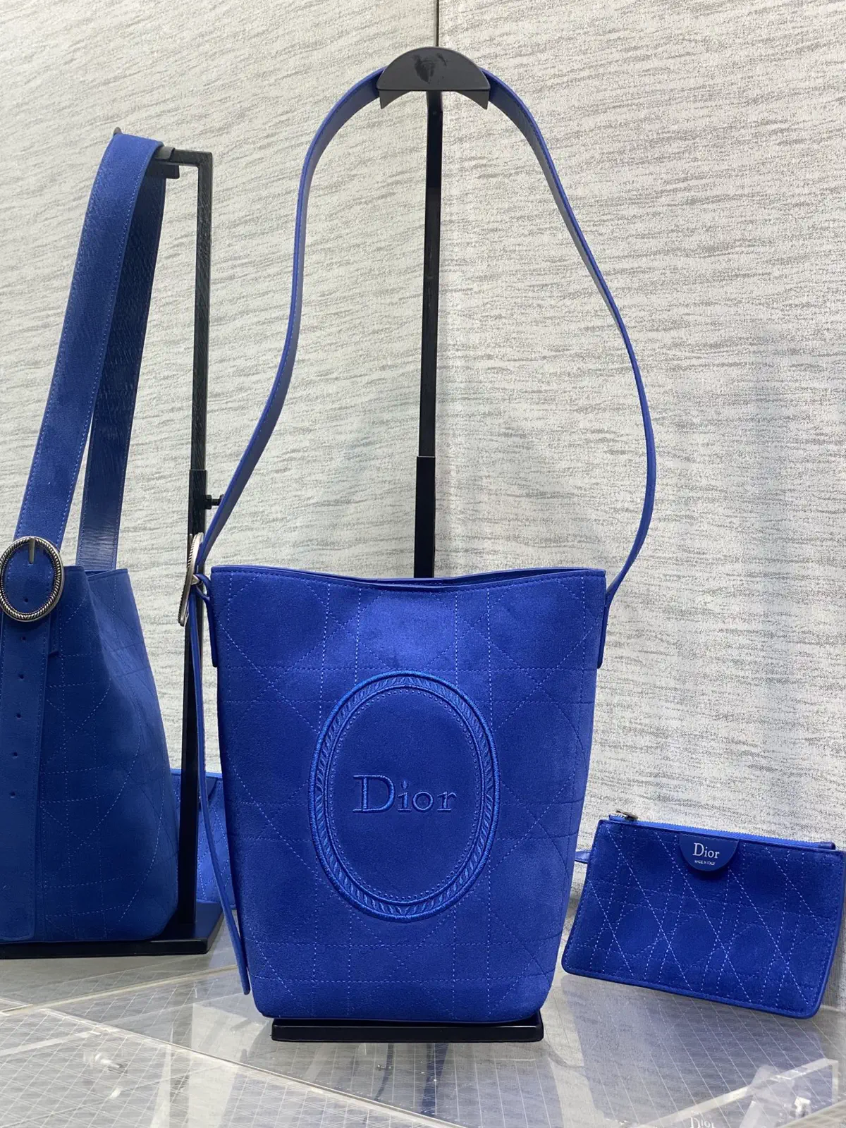 Dior Medaillon Quilted Bucket Bag image 1