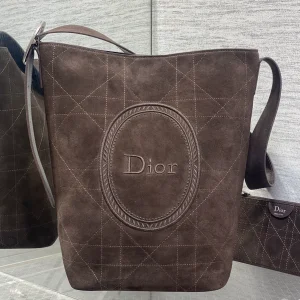 Dior Medaillon Quilted Bucket Bag image 1