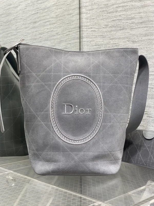 Dior Medaillon Quilted Bucket Bag image 1