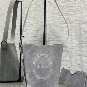 Dior Medaillon Quilted Bucket Bag image 1