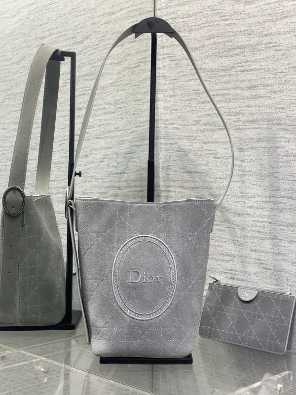 Dior Medaillon Quilted Bucket Bag image 1
