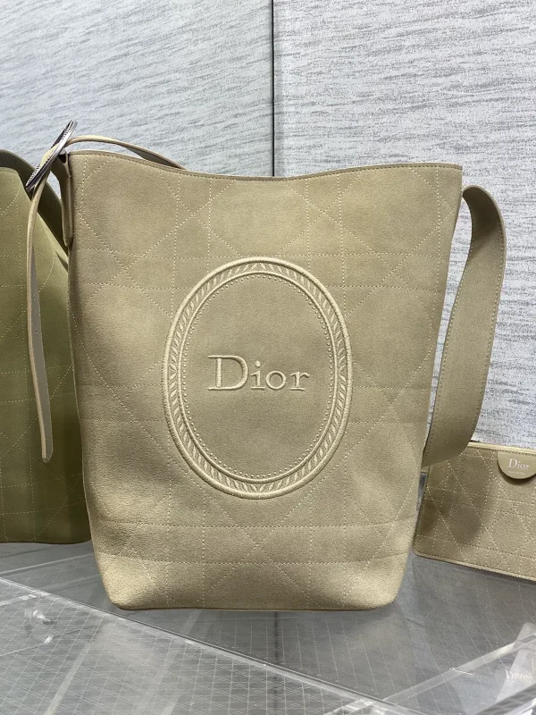 Dior Medaillon Quilted Bucket Bag image 1