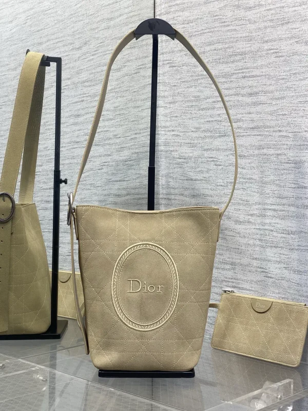 Dior Medaillon Quilted Bucket Bag image 1