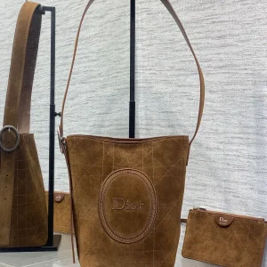 Dior Medaillon Quilted Bucket Bag image 1