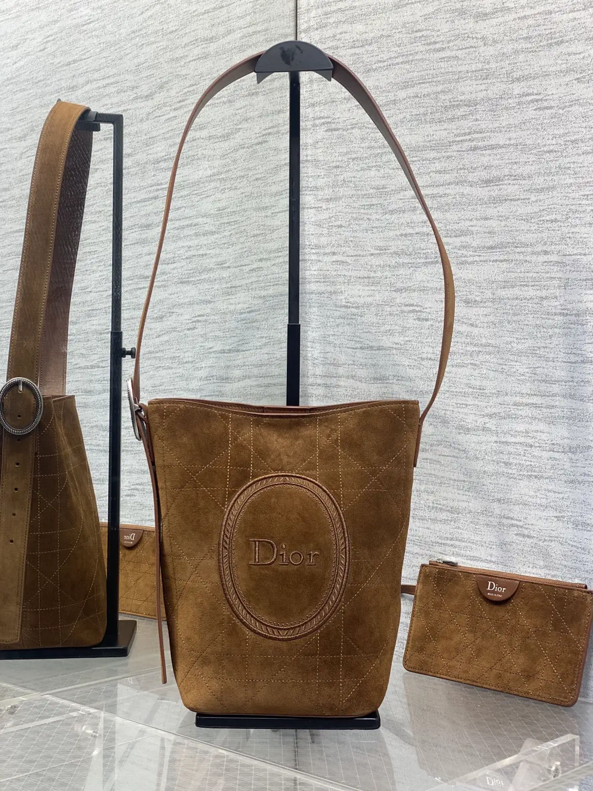 Dior Medaillon Quilted Bucket Bag image 1