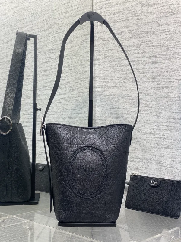 Dior Medaillon Quilted Bucket Bag image 1