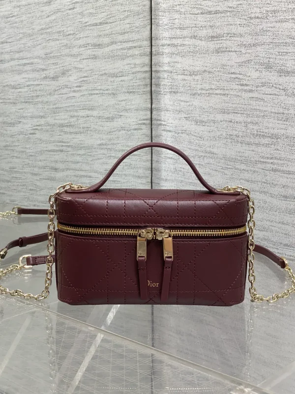 Dior Lady Vanity Quilted Cosmetic Bag image 1