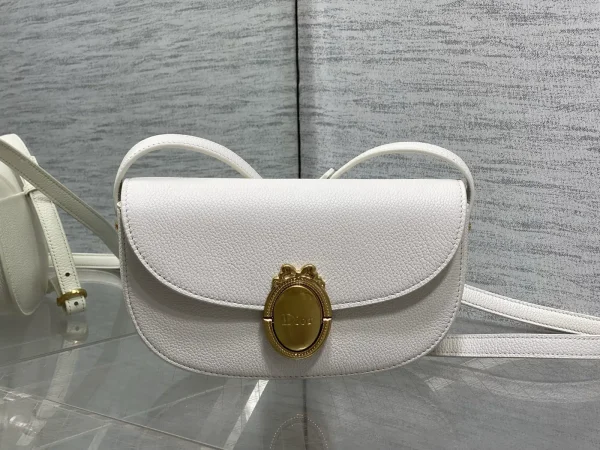 Dior Medaillon White Crossbody Bag image 1
