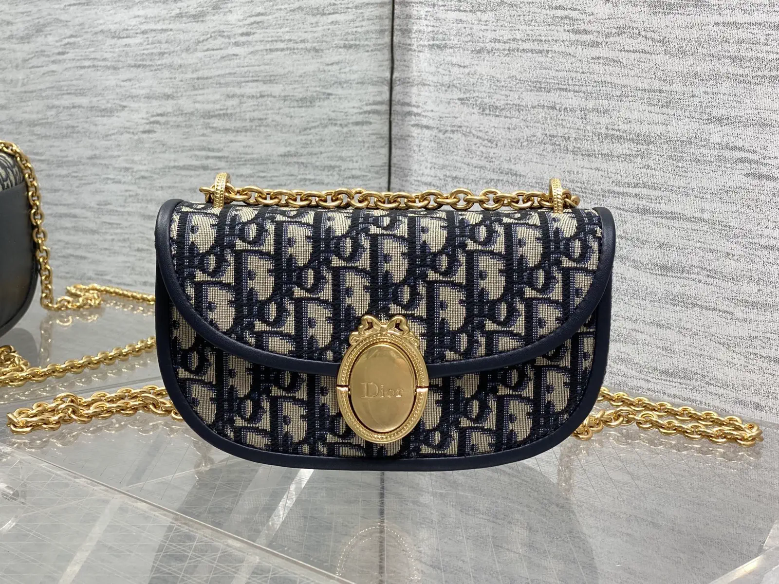 Dior Medaillon Oblique Monogram Crossbody Bag image 1