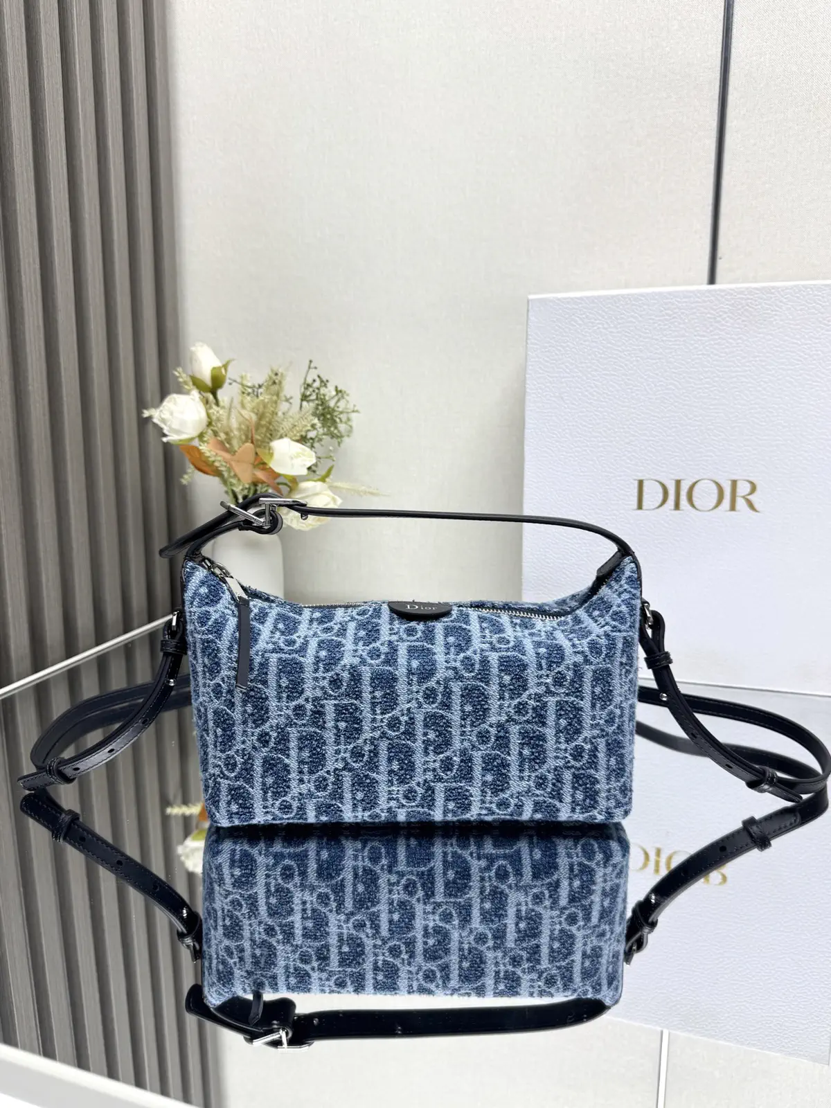 Dior Oblique Monogram Shoulder Bag image 1