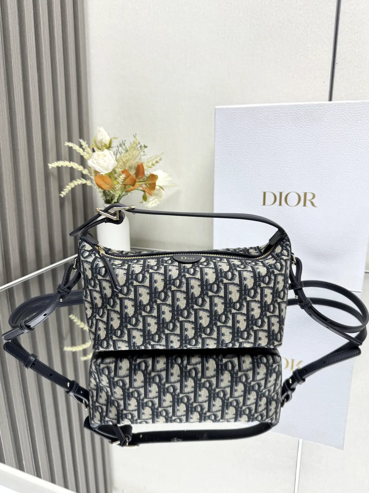 Dior Oblique Monogram Shoulder Bag image 1