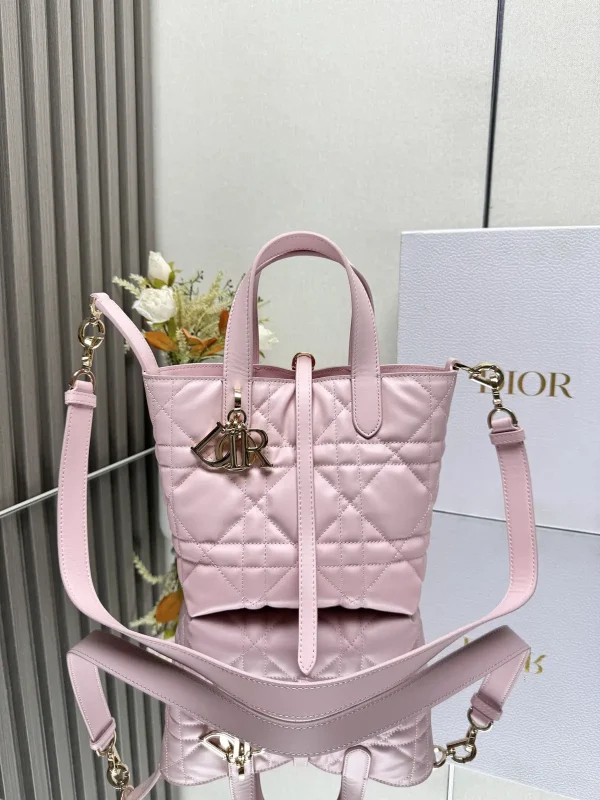 Dior Quilted Leather Top Handle Bag image 1