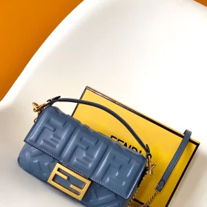 FENDI Baguette Embossed FF Crossbody Bag image 1