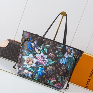 Louis Vuitton Floral Monogram Neverfull MM Tote Bag image 1