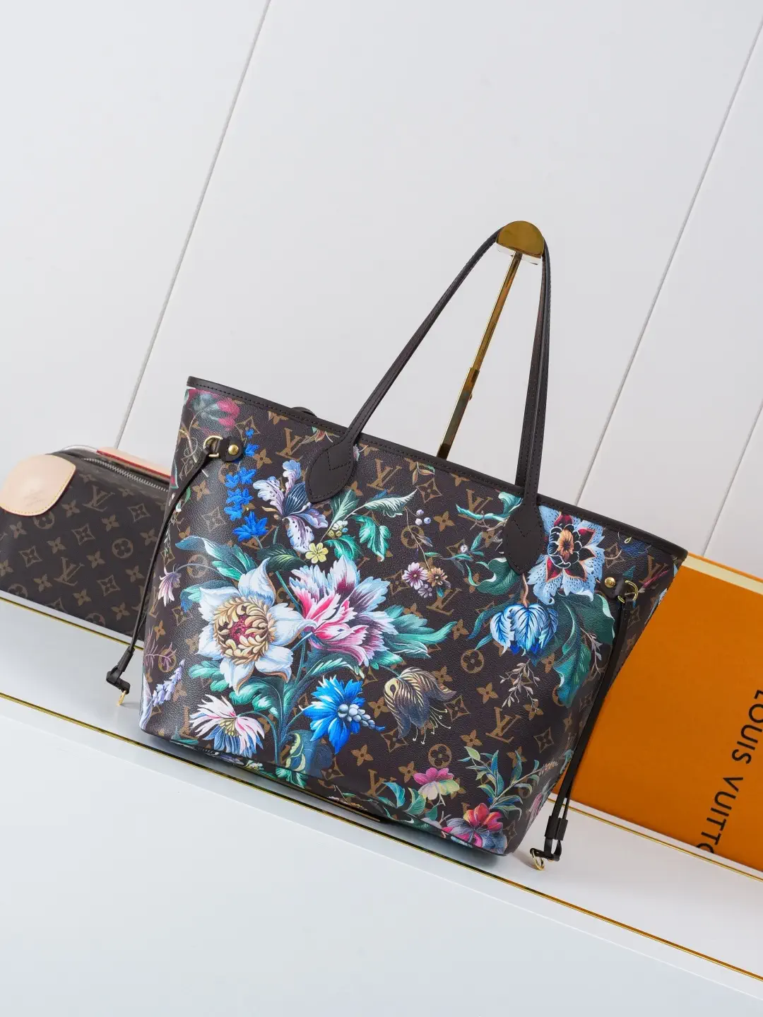 Louis Vuitton Floral Monogram Neverfull MM Tote Bag image 1