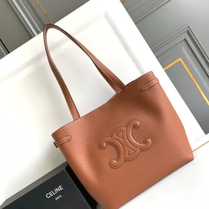 CELINE Cabas Anaïs Grained Leather Tote Bag image 1