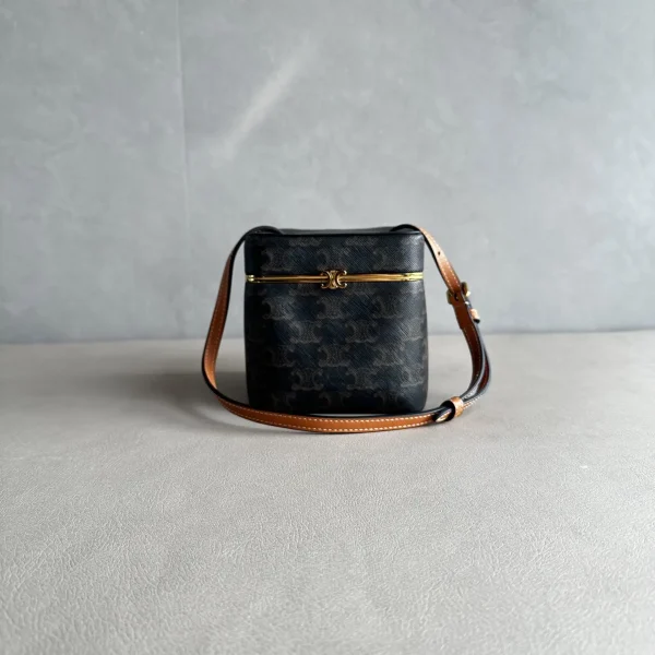 CELINE Triomphe Frame Monogram Box Bag image 1