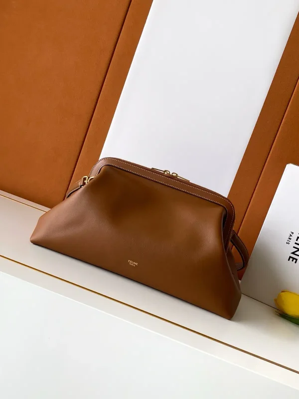 CELINE Brown Leather Doctor Pouch Bag image 1