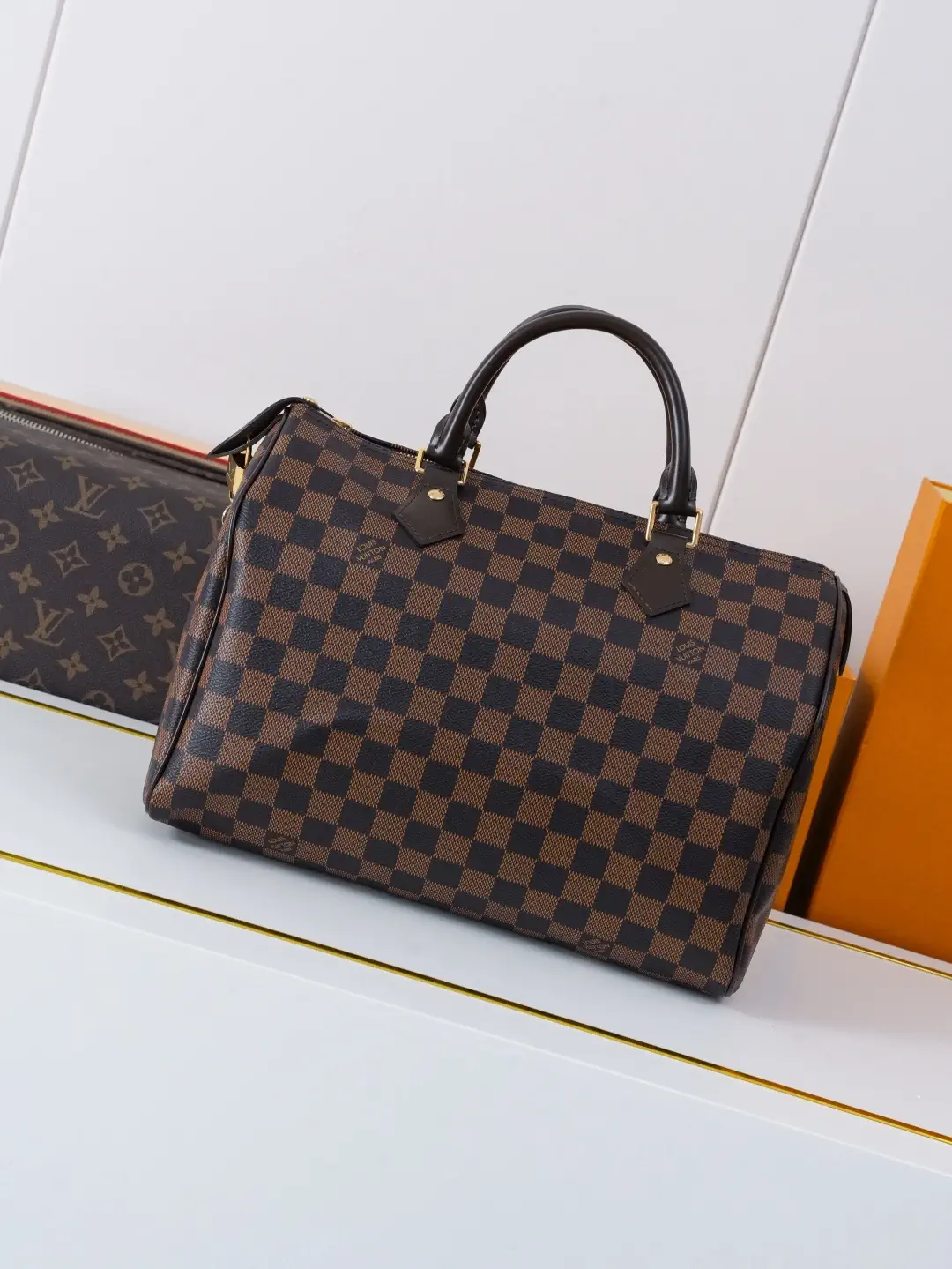 Louis Vuitton Damier Ebene Speedy Bandoulière 30 Top Handle Bag image 1