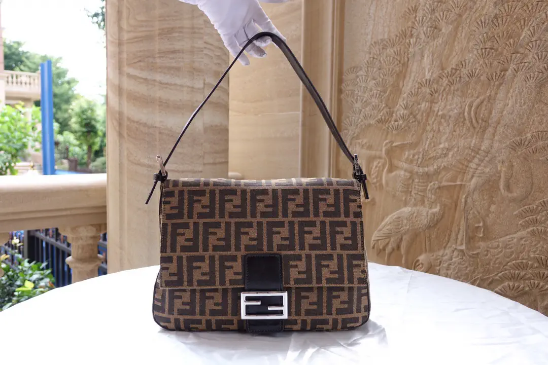 FENDI Vintage Monogram Shoulder Bag image 1