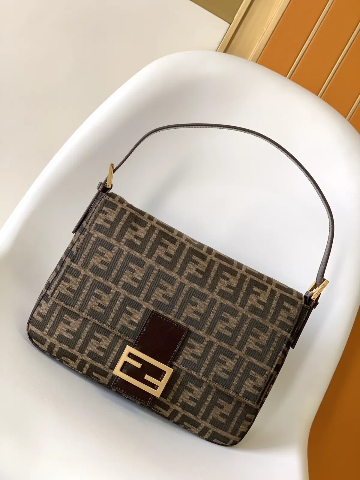 FENDI Vintage Monogram Shoulder Bag image 1