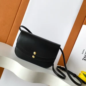 CELINE Black Leather Crossbody Bag image 1
