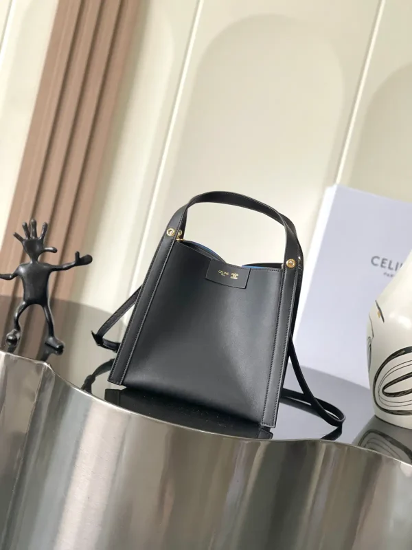 CELINE Black CUBO Small Top Handle Bag image 1