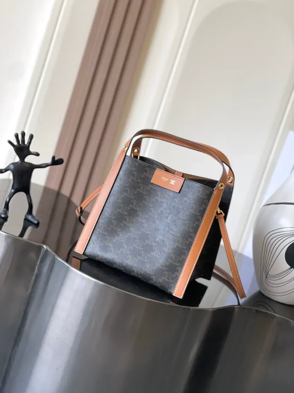 CELINE CUBO Monogram Small Bucket Bag image 1