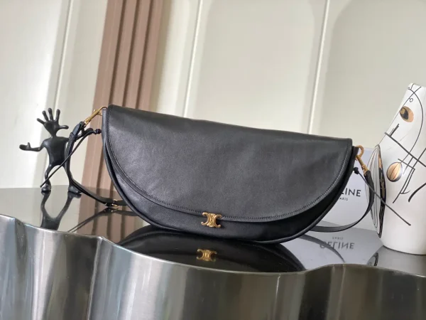 CELINE Soft Triomphe Halfmoon Shoulder Bag image 1