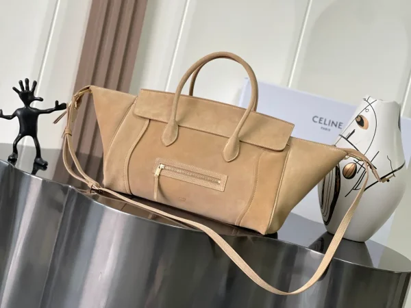 CELINE Suede Smile Top Handle Bag image 1