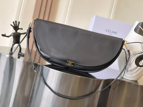 CELINE Soft Triomphe Halfmoon Shoulder Bag image 1