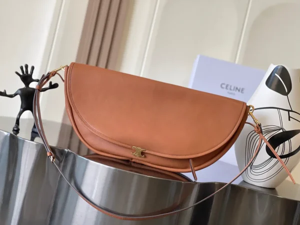 CELINE Soft Triomphe Halfmoon Shoulder Bag image 1