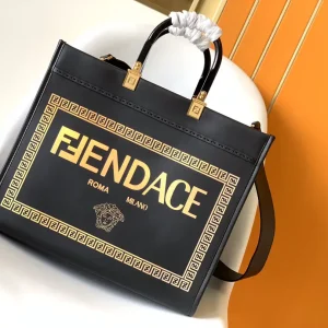 FENDI Fendace Sunshine Shopper Tote Bag image 1