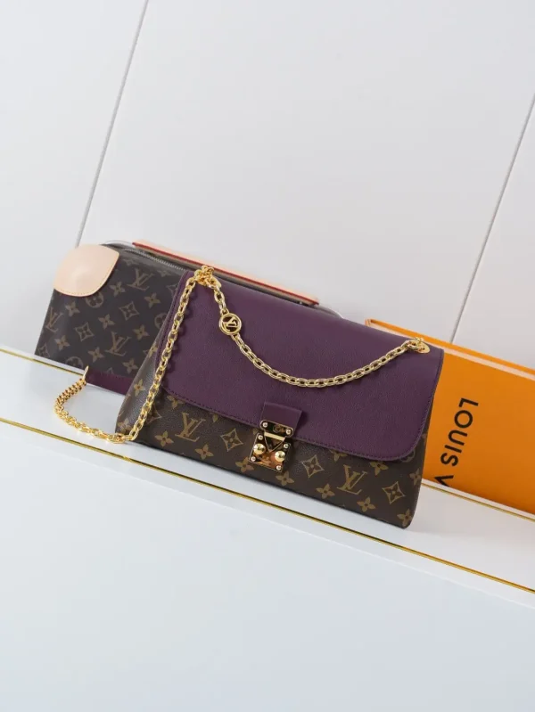 Louis Vuitton Purple Monogram Canvas Shoulder Bag image 1